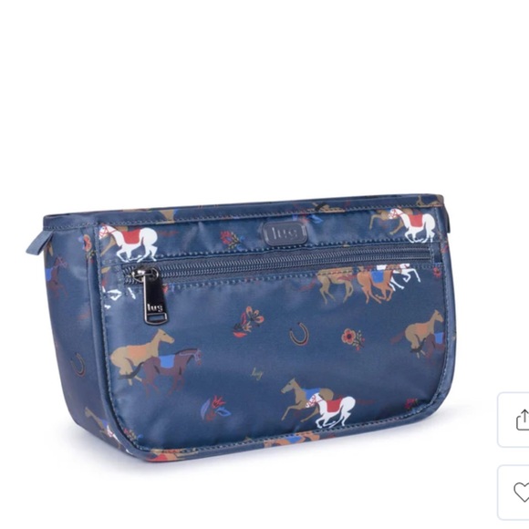 Lug Parasail Cosmetics Toiletries Bag. Horseshoe Navy. NWOT - Picture 2 of 7